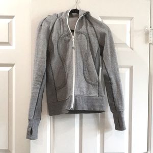 Lululemon like new full zip scuba jacket. Not cropped.